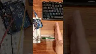 Distance measuring device using Arduino and ultrasonic sensor.( Tells distance in centimetres).