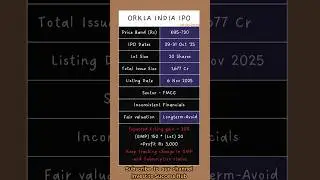 Orkla India | MTR Foods IPO Review #shorts #ipo