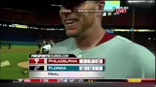 Roy Halladay Perfect Game, the post game highlight!