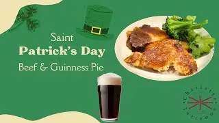 Simple homemade Beef & Guinness Pie for St. Patrick's Day