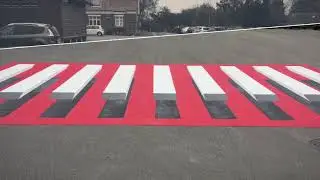 3D Pedestrian Crossing Compilation