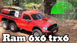 산에서 범퍼찾기!! | TRX6 3D printed Ram 6x6 RC car