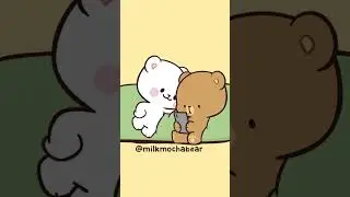 Give me attention~  #shorts #milkmocha #milkandmocha #milkmochabear #bears #animation #cuteanimation