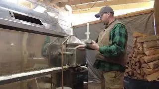 How to reverse the flow in Small Brothers Evaporator pans.