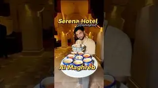 Trying Middle Eastern Food in Islamabad | Al Maghrib Serena Restaurant #islamabadfood