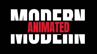 Split Typography Animation.