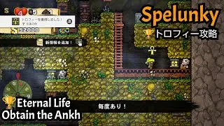 [Spelunky]Eternal Life trophy guide🏆️トロフィー 永遠の命(ブラックマーケットの行き方)