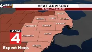Heat advisory in effect for Southeast Michigan -- and other news: Headlines for July 24, 2025