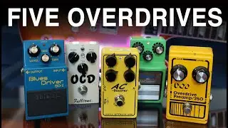 OVERDRIVE Pedal COMPARISON with a Les Paul
