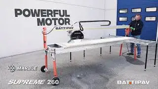 SUPREME 260S - Oversize marble bridge saw
