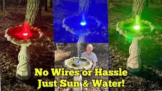 Upgrade Your Bird Bath with This Solar Fountain! (Review & Demo)