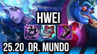 HWEI vs DR. MUNDO (MID) | NA Challenger | 25.20