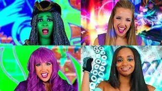 Descendants 2 Sing Along: Uma vs Mal Rap Battle Lyric Video. Totally TV