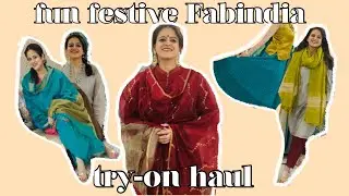 Festive Fabindia try-on haul *rajwada collection* ||Seema Dhingra