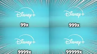 Disney Plus Intro Logo Transformed at Light Speed 999999x!