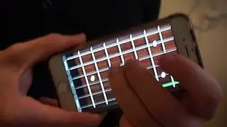 Cliffs Of Dover Intro played on iPhone (PocketGuitar app)