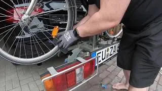 Twinny Load Prestige (klappbar) Fahrradträger montieren und Fahrräder sichern PKW Fahrrad Heckträger
