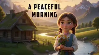 @sobiakarim  A Morning in the Quiet Village | Peaceful Animated Story Narrated by a Little Girl
