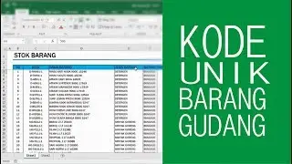 Membuat Kode Unik pada Stok Barang