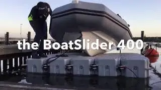BulDock - Modular Floating Pontoon Dock | Boat Slider 400 | Boat Lifting System