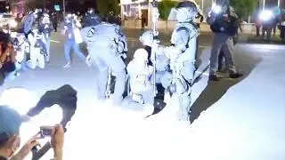 Antifa rioters try and fail to de-arrest their comrade in Portland overnight