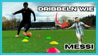 Mit diesen 3 Übungen verbessert Du EXTREM dein Dribbling !!! 😳🤯 #dribbling #fussballer #fussball 