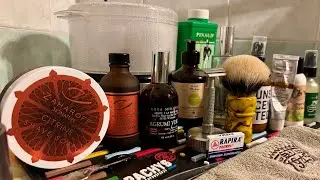 Signature Citrine by Zaharoff con base sapone Cardinal by Gentleman&rsquo;s Nod - REX Envoy -Oumo Brush