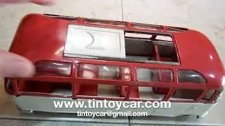 Mercedes Benz Micro Bus Tonka M&eacute;xico, Trujillo, Bandai  60&rsquo;s. Compro Juguetes Antiguos de Hojalata.