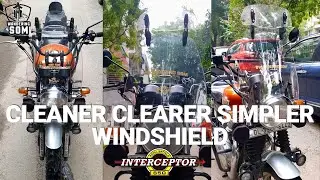 NEW WINDSHIELD FOR INTERCEPTOR | HOW TO REDUCE WIND BUFFETING NOISE