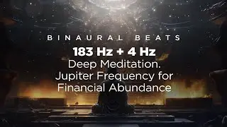 183 Hz + 4 Hz &ndash; ATTENTION! DEEP MEDITATION. Jupiter Frequency for Financial Abundance