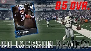 85 OVR. BO JACKSON REVIEW | MADDEN 18 PLAYER REVIEWS☆