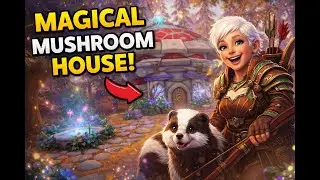 I converted a Blood Elf house into a Magical Mushroom Home.
