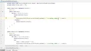 Java ReentrantReadWriteLock example