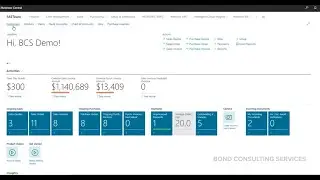 Dynamics 365 Business Central | Homepage & Dashboards