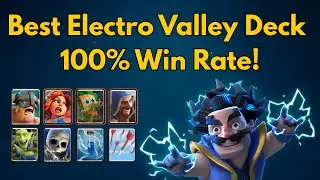 Best Electro Valley Deck &ndash; 100% Win Rate! | 3,400 &rarr; 3,800 Trophy Push (Arena 11)