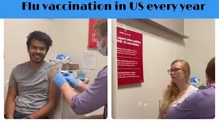 Flu vaccination shots in US | Indian American couple | Retail & grocery shopping in US Target store