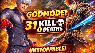 GUSION GOD MODE 😈 | 31 Kills 0 Deaths | No Mercy Gameplay | Mobile Legends