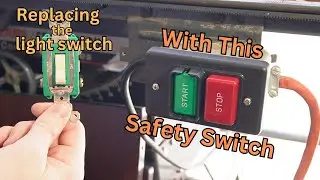 Adding a safety switch to my Craftsman Table Saw