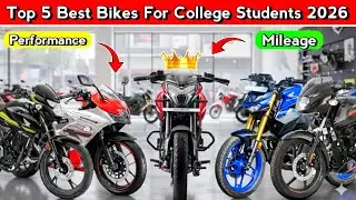 Top 5 Best Bikes For College Students 2026 | performance + Mileage | Rider By SKF