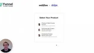 FunnelFunctions | Sell anything on Webflow using Stripe.