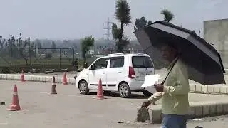 Driving test at Budgam ARTO BUDGAM.(H track)
