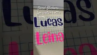 How to make Decals with Cricut #cricut #decalsticker #cricutmade #beginner  #CricutMaker3 #highlight