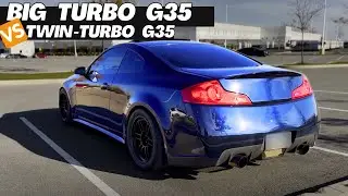 700WHP BIG TURBO G35 vs TT G35 [INSANE RUNS Must SEE!!!]
