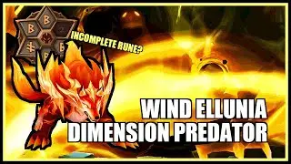 Summoners War | Wind Ellunia Dimension Predator Guide ft F2P Team - Violent Set Better than Stats!