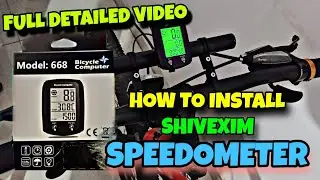 HOW TO INSTALL A SPEEDOMETER IN CYCLE FULL DETAILED VIDEO