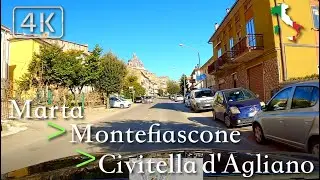 Scenic Drive (Lazio), Italy [Marta ⩾ Montefiascone ⩾ Civitella d'Agliano] February 2022 | 🌞
