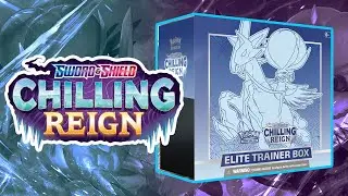 Pokemon Chilling Reign Ice Rider Calyrex ETB unboxing.