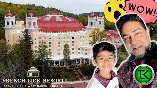 Тур по отелю: отель West Baden Springs в Френч-Лик, штат Индиана: тур (люкс с 1 спальней и гостиной)