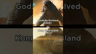 Godzilla Evolved Vs Kong Skull Island #godzilla #kong #godzillaxkongthenewempire #kongskullisland