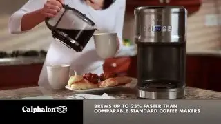 Calphalon Quick Brew 12 Cup  10 Cup Thermal Coffee Makers Demo Video
